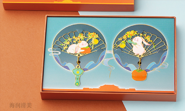 玉兔清晖艺术书签